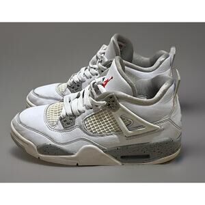 Jordan 4 Retro White Oreo (2021) (GS) DJ4699-100 Size 6Y EUC No Box